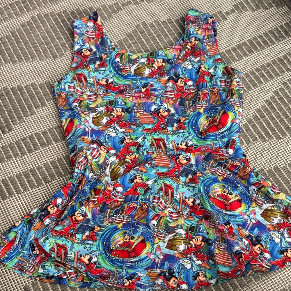 Colorful Disney Character Tank Top